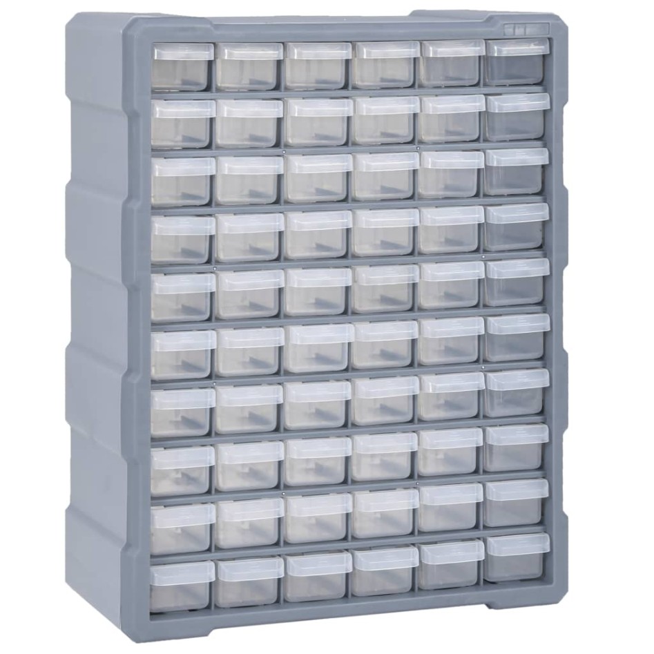 Organizador multicajones con 60 cajones 38x16x47,5