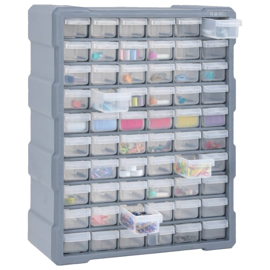 Organizador multicajones con 60 cajones 38x16x47,5