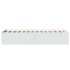 Estructura de cama madera de ingeniería blanca 90x190