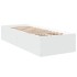 Estructura de cama madera de ingeniería blanca 90x190