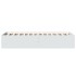 Estructura de cama madera de ingeniería blanca 90x200