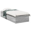 Estructura de cama madera de ingeniería gris Sonoma 90x200 cm