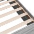 Estructura de cama madera de ingeniería gris Sonoma 90x200