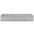 Estructura de cama madera de ingeniería gris Sonoma 90x190