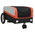 Remolque para bicicleta hierro negro y naranja 30