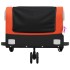 Remolque para bicicleta hierro negro y naranja 30