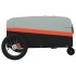 Remolque para bicicleta hierro negro y naranja 30