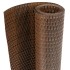Toldo para balcón ratán sintético marrón y negro 600x90