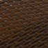 Toldo para balcón ratán sintético marrón y negro 600x90
