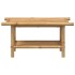 Mesa de centro de bambú 70x40x35