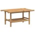 Mesa de centro de bambú 70x40x35