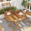 Tablero de mesa octogonal de madera maciza de teca 70x70x2,5 cm