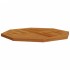 Tablero de mesa octogonal de madera maciza de teca 70x70x2,5