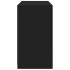 Aparador con luces LED negro 60,5x37x67