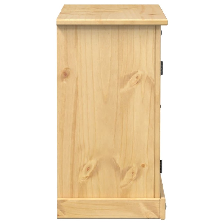 Mueble de lavabo de baño Corona madera maciza pino 73x33x60