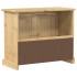 Mueble de lavabo de baño Corona madera maciza pino 73x33x60