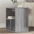 Mesa auxiliar 2 uds madera ingeniería gris Sonoma 50x30x50