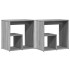 Mesa auxiliar 2 uds madera ingeniería gris Sonoma 50x30x50