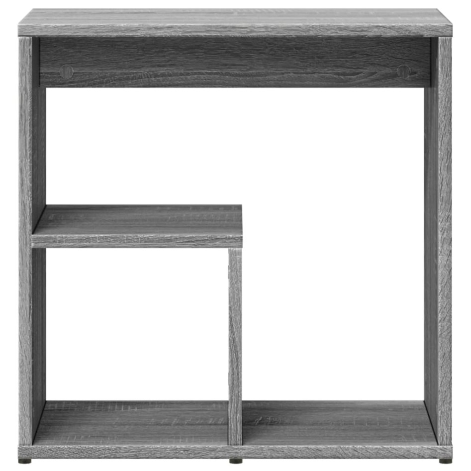 Mesa auxiliar 2 uds madera ingeniería gris Sonoma 50x30x50