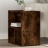 Mesa auxiliar 2 uds madera ingeniería roble ahumado 50x30x50