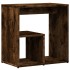 Mesa auxiliar 2 uds madera ingeniería roble ahumado 50x30x50