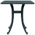 Mesa de jardín aluminio fundido verde 53x53x53