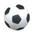 Porterías fútbol niños y balón 2 uds metal blanco 64x35x48