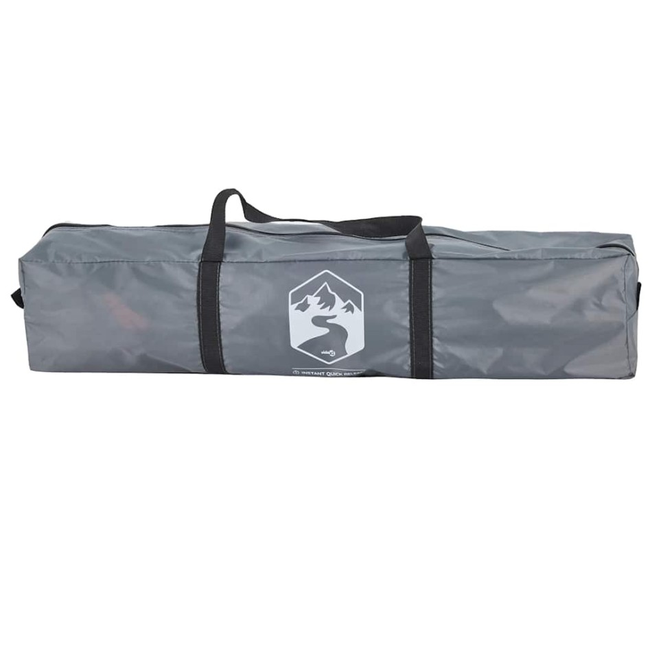 Tienda de campaña 3 personas apertura rápida gris y