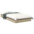 Estructura de cama sin colchón madera roble Sonoma 75x190