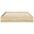 Estructura de cama sin colchón madera roble Sonoma 75x190