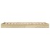 Estructura de cama sin colchón madera roble Sonoma 75x190