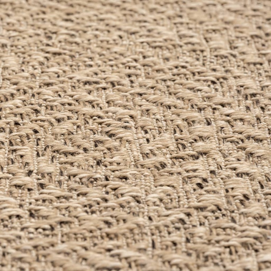 Alfombra ZIZUR apariencia de yute interior y exterior 80x250
