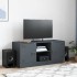 Mueble para TV de acero gris antracita 99x39x44