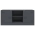 Mueble para TV de acero gris antracita 99x39x44