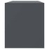 Mueble para TV de acero gris antracita 99x39x44
