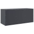 Mueble para TV de acero gris antracita 99x39x44