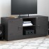 Mueble para TV de acero negro 99x39x44