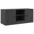 Mueble para TV de acero negro 99x39x44