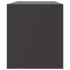 Mueble para TV de acero negro 99x39x44
