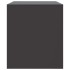 Mueble para TV de acero negro 67x39x44