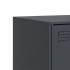 Mueble para TV de acero gris antracita 99x39x44