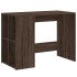 Escritorio de madera de ingeniería marrón roble 102x50x75