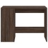 Escritorio de madera de ingeniería marrón roble 102x50x75