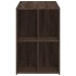 Escritorio de madera de ingeniería marrón roble 102x50x75