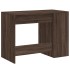 Escritorio de madera de ingeniería marrón roble 102x50x75