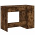 Escritorio de madera de ingeniería roble ahumado 102x50x75