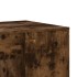 Escritorio de madera de ingeniería roble ahumado 102x50x75