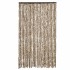 Cortina antimoscas chenilla beige y marrón 118x220