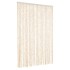 Cortina antimoscas chenilla beige y blanco 118x220