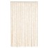 Cortina antimoscas chenilla beige y blanco 118x220